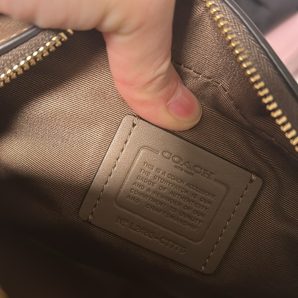 Coach Brown Leather Top-Handle Satchel - Picture 8 of 8
